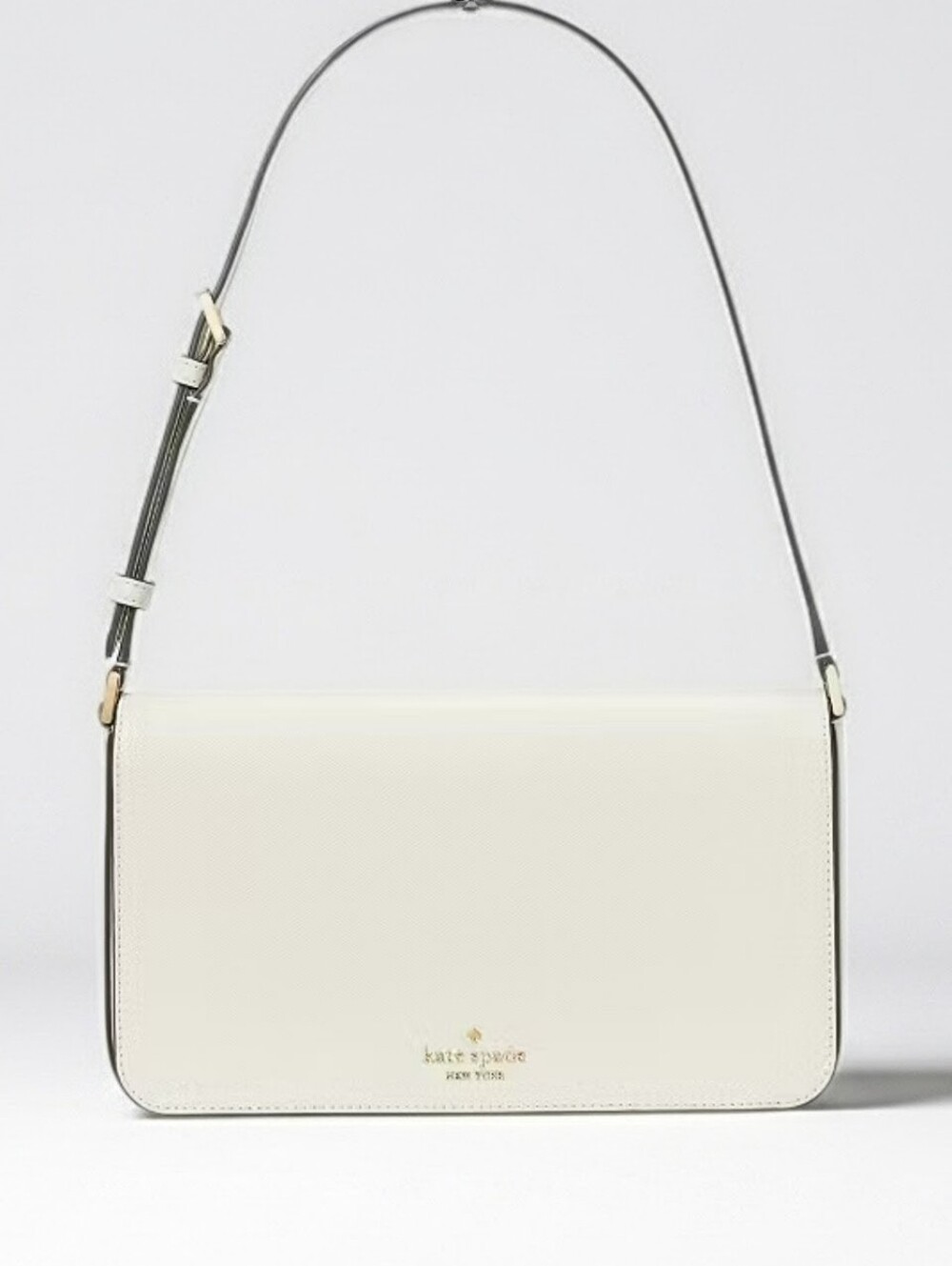 Kate Spade New York White Saffiano Leather Shoulder Bag NWT - Picture 2 of 7